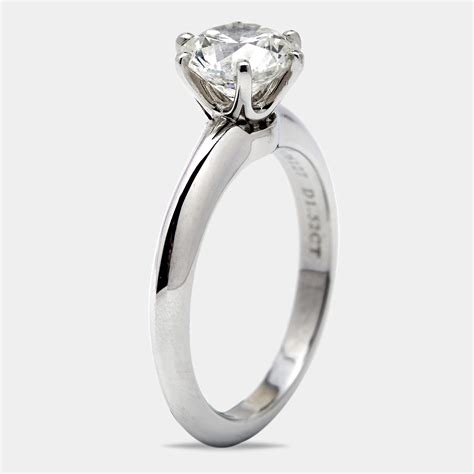 tiffany solitaire setting replica|platinum tiffany reproduction ring.